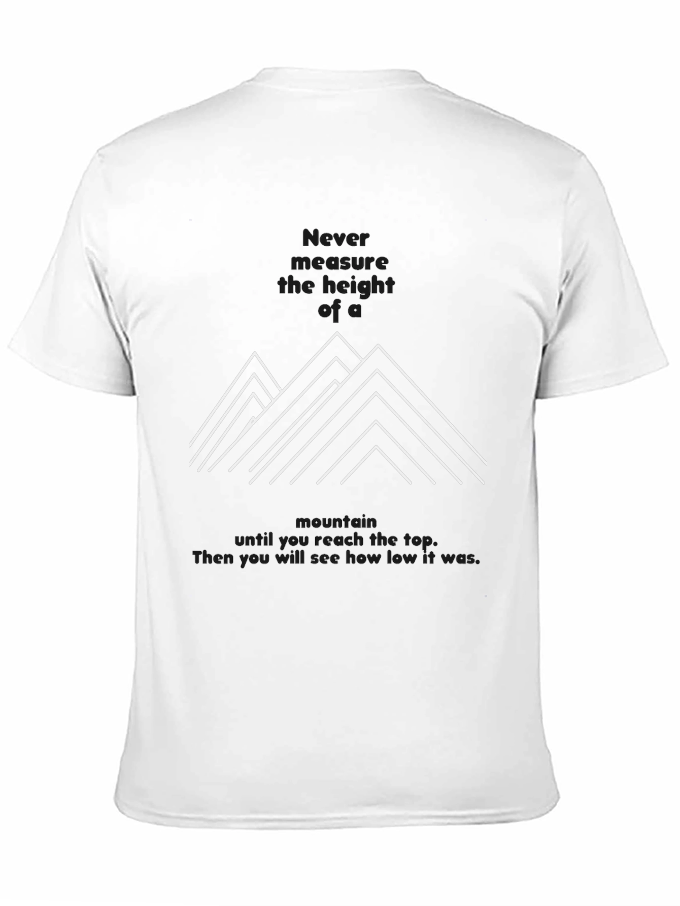 Mountain Graphic Tee - Black Short Sleeve