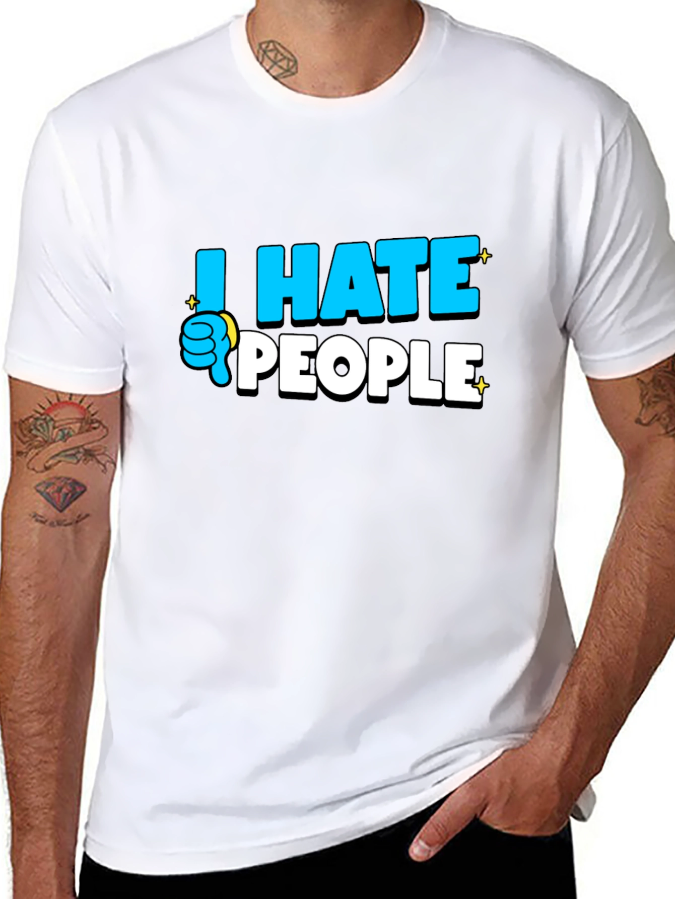 I Hate People Graphic Tee