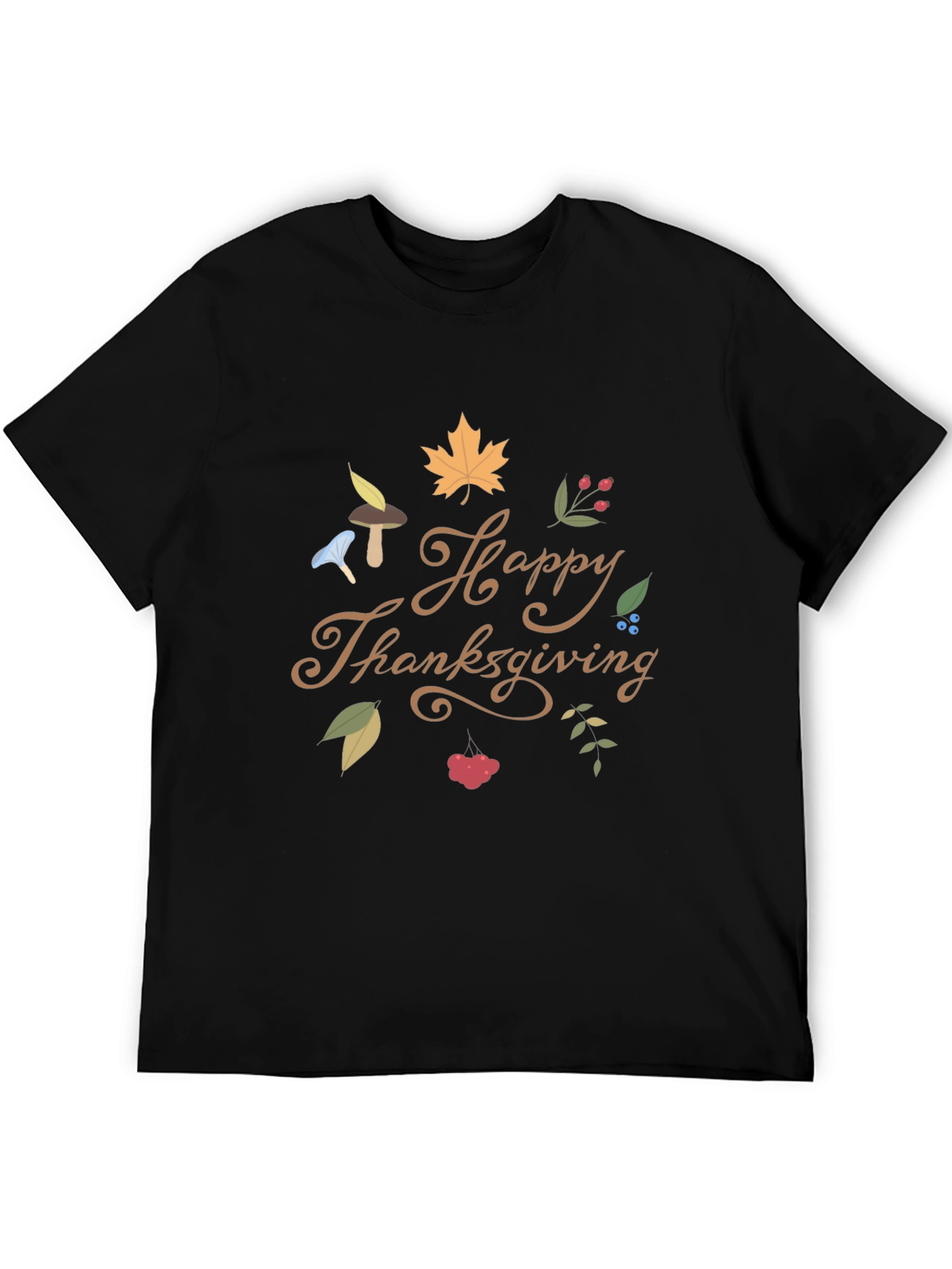 Happy Thanksgiving T-Shirt - Fall Festive Tee