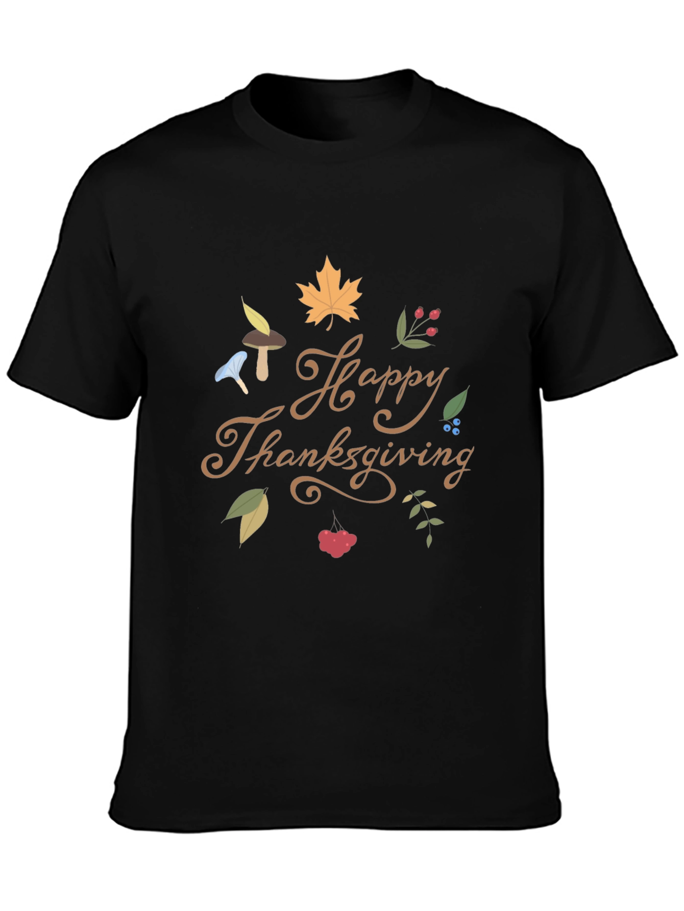 Happy Thanksgiving T-Shirt - Fall Festive Tee