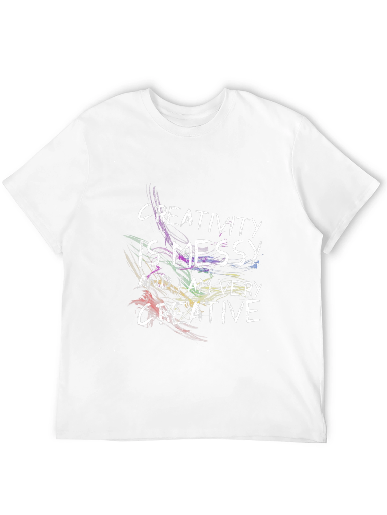 Creativity is Messy T-Shirt - Mens Black Tee