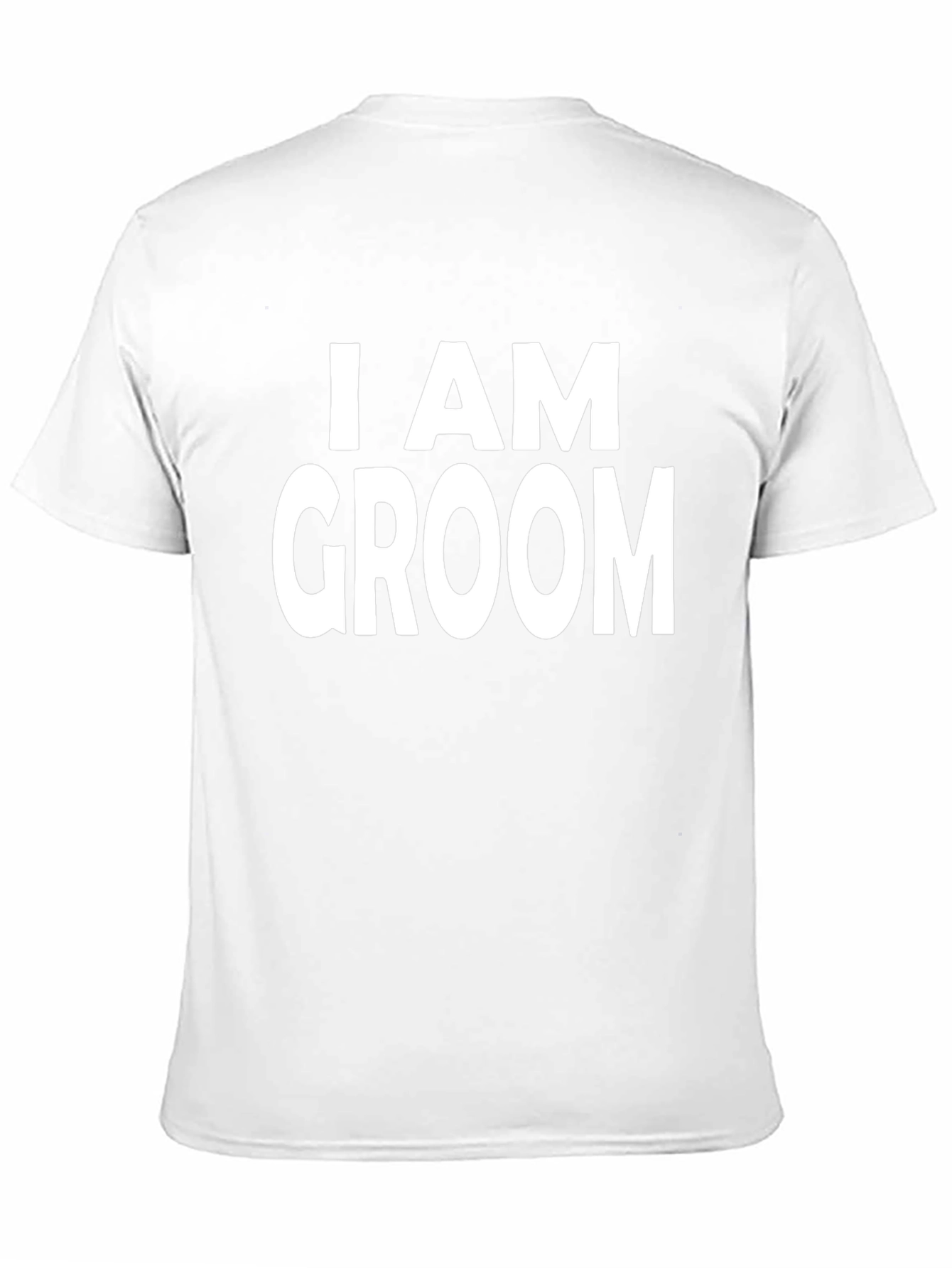 I AM GROOM Black T-Shirt - Wedding Party Tee