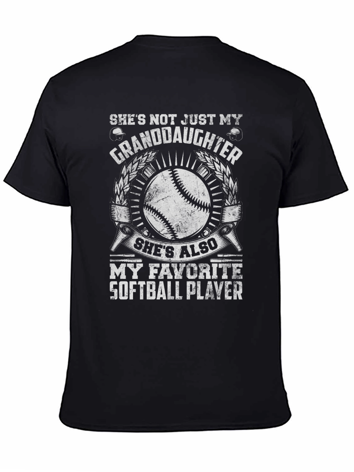 Granddaughter Softball Player Graphic Tee
