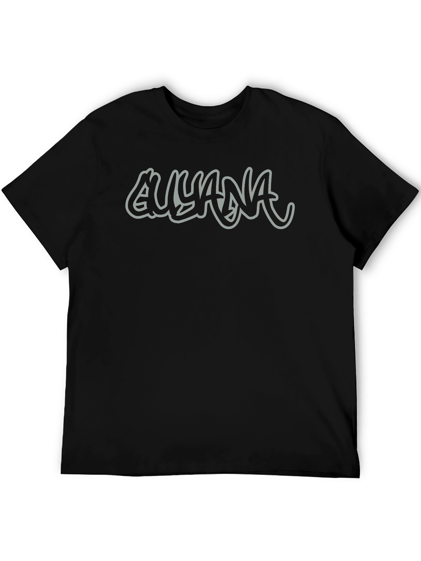 Stylish Black T-Shirt with Graphic Design