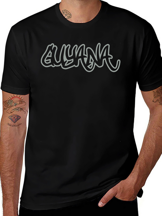 Stylish Black T-Shirt with Graphic Design