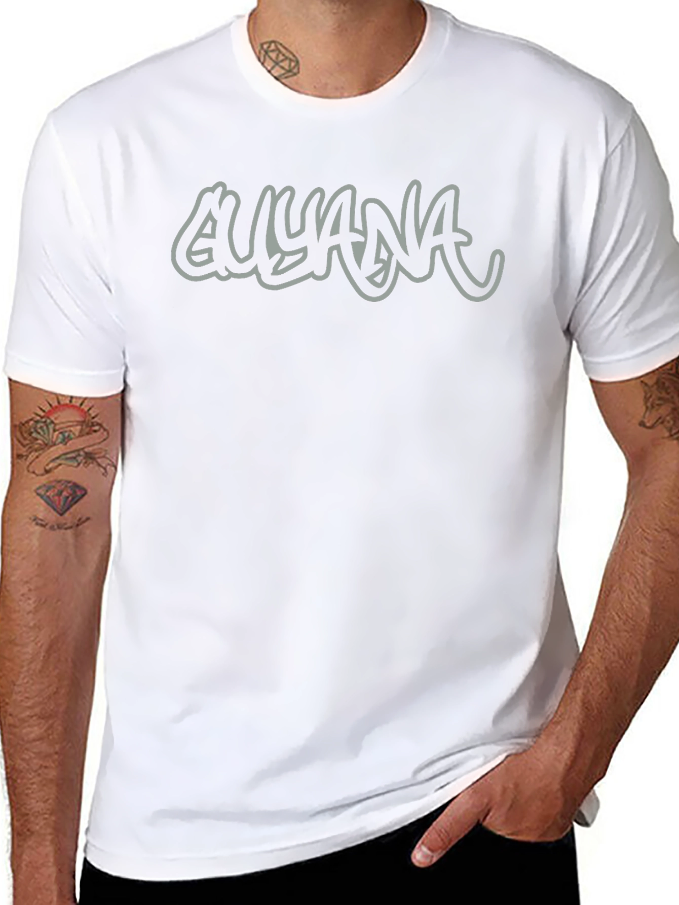 Stylish Black T-Shirt with Graphic Design