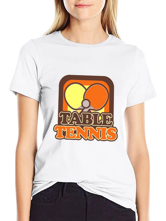 Retro Table Tennis T-Shirt - Sporty Graphic Tee