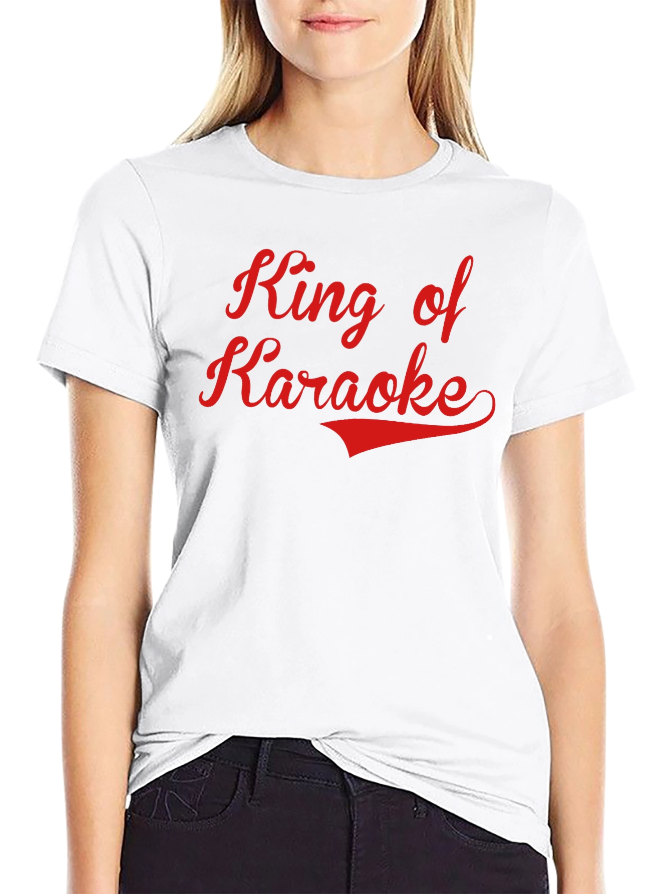 King of Karaoke Black T-Shirt