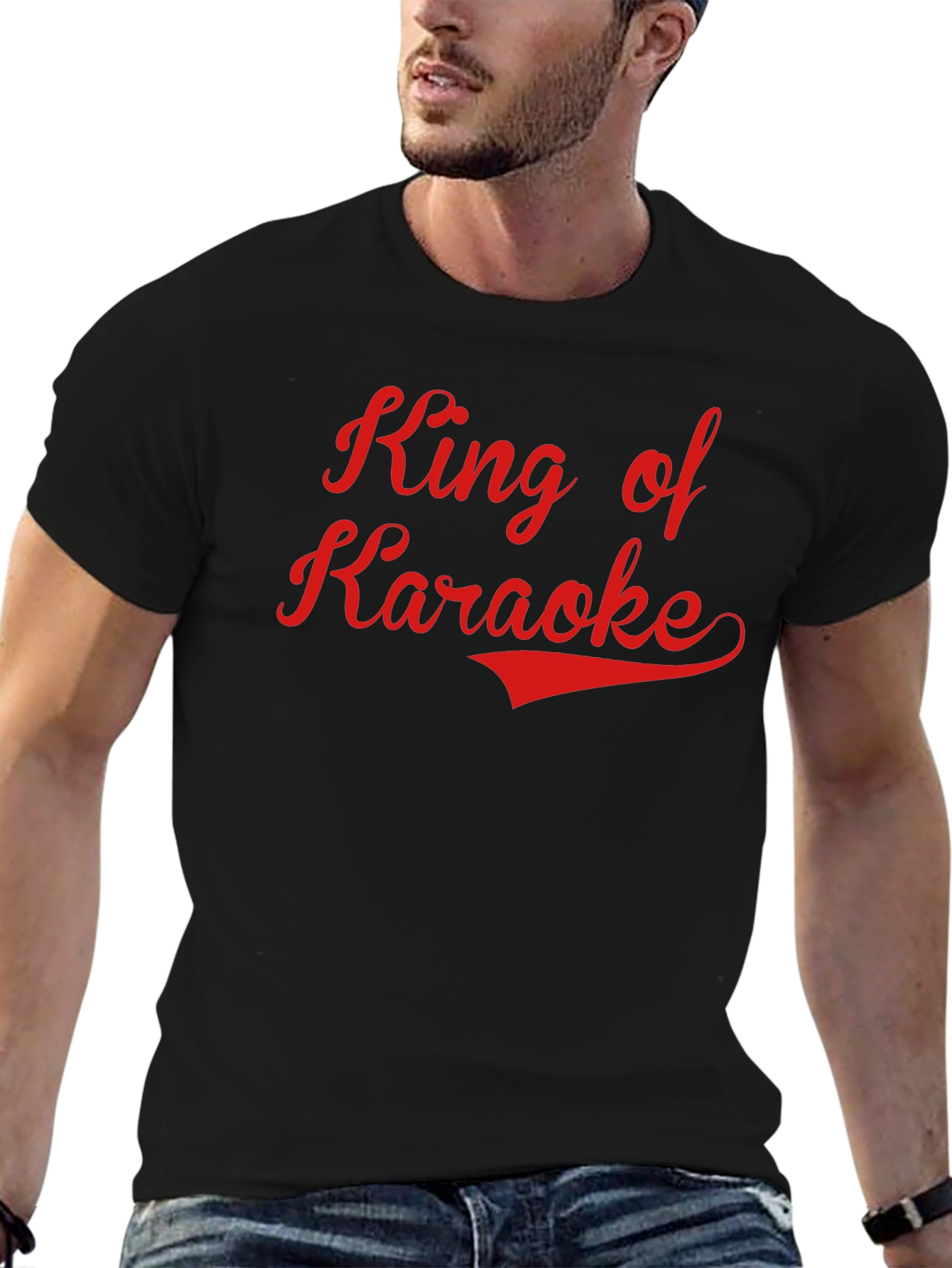 King of Karaoke Black T-Shirt