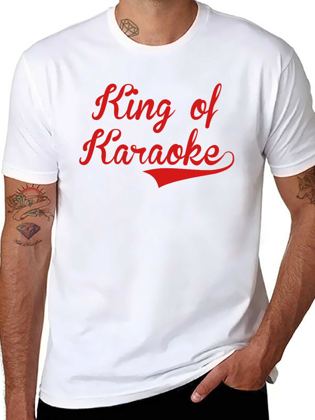 King of Karaoke Black T-Shirt