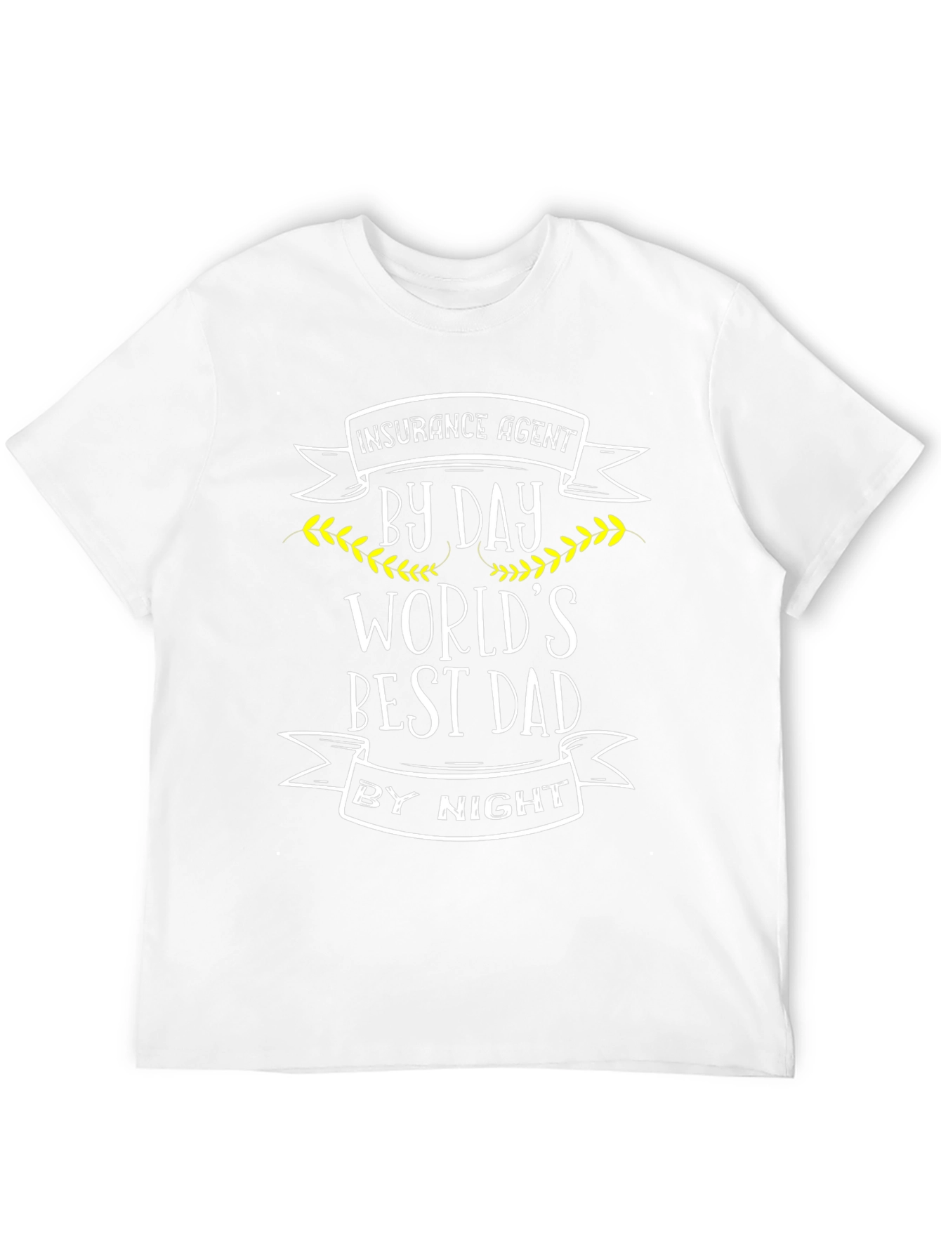 Insurance Agent Dad Black T-Shirt