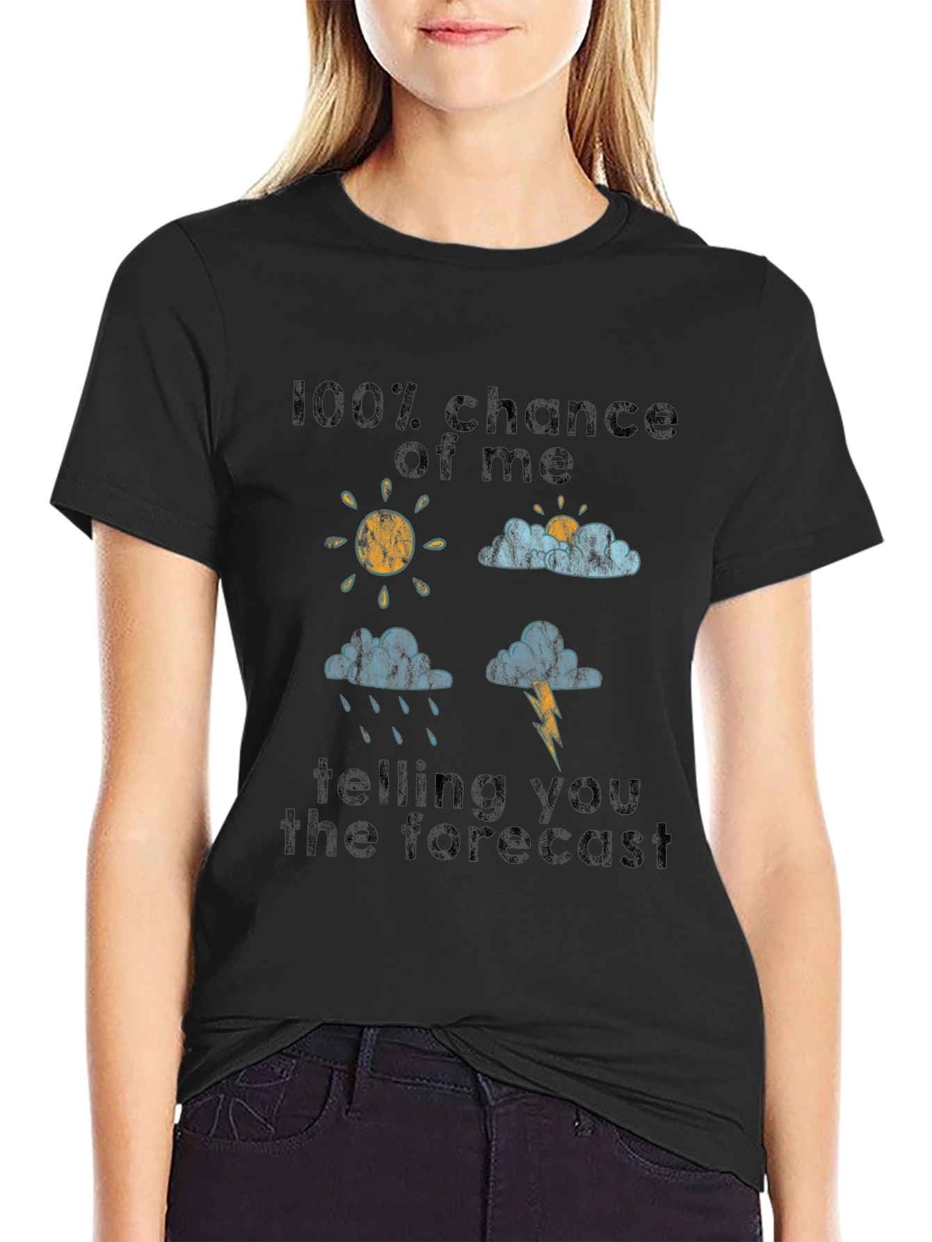 Funny Weather Forecast Graphic Tee