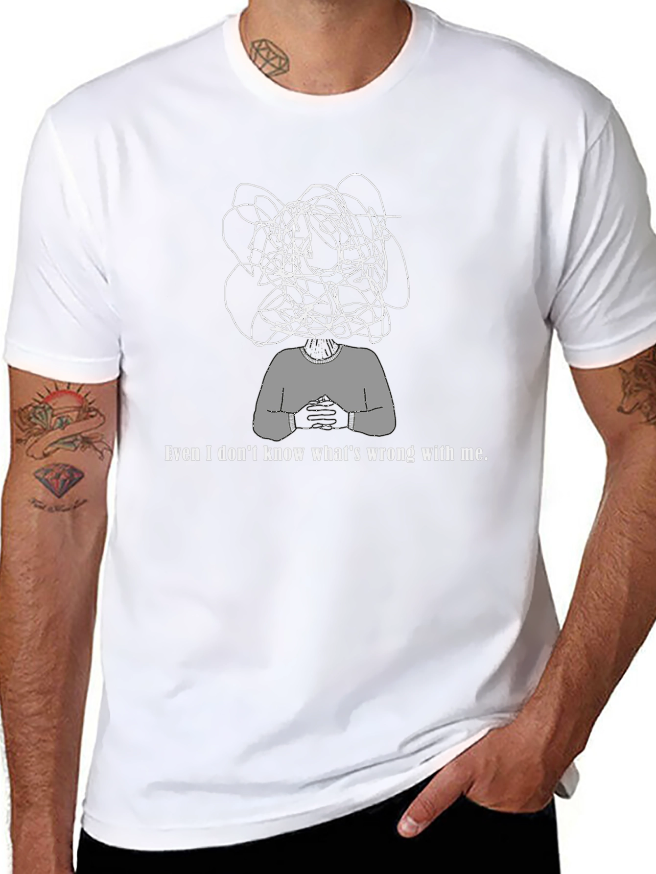 Anxiety T-Shirt - Even I Dont Know