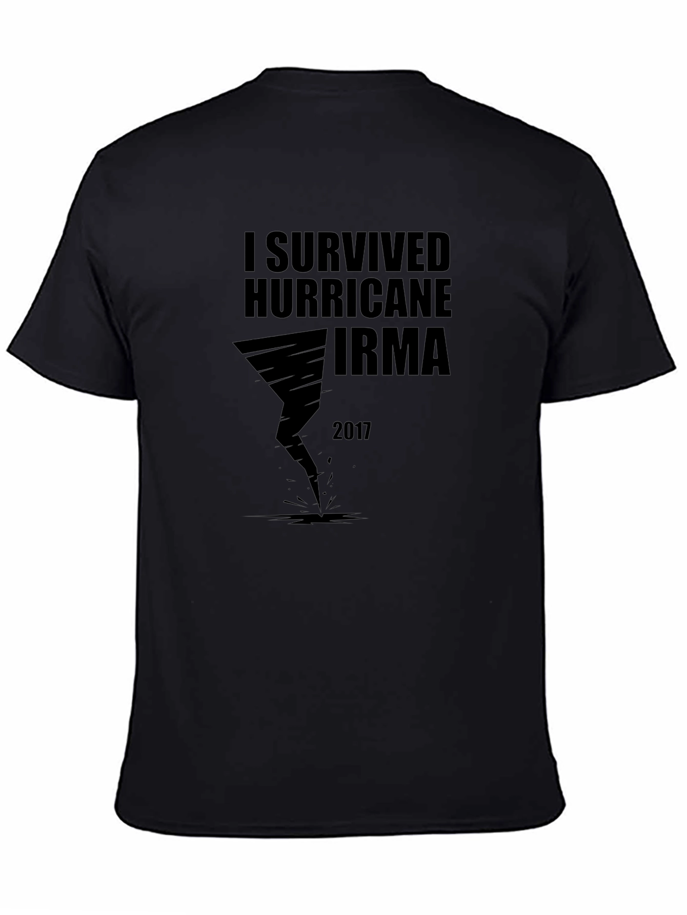 I Survived Hurricane Irma 2017 Black T-Shirt