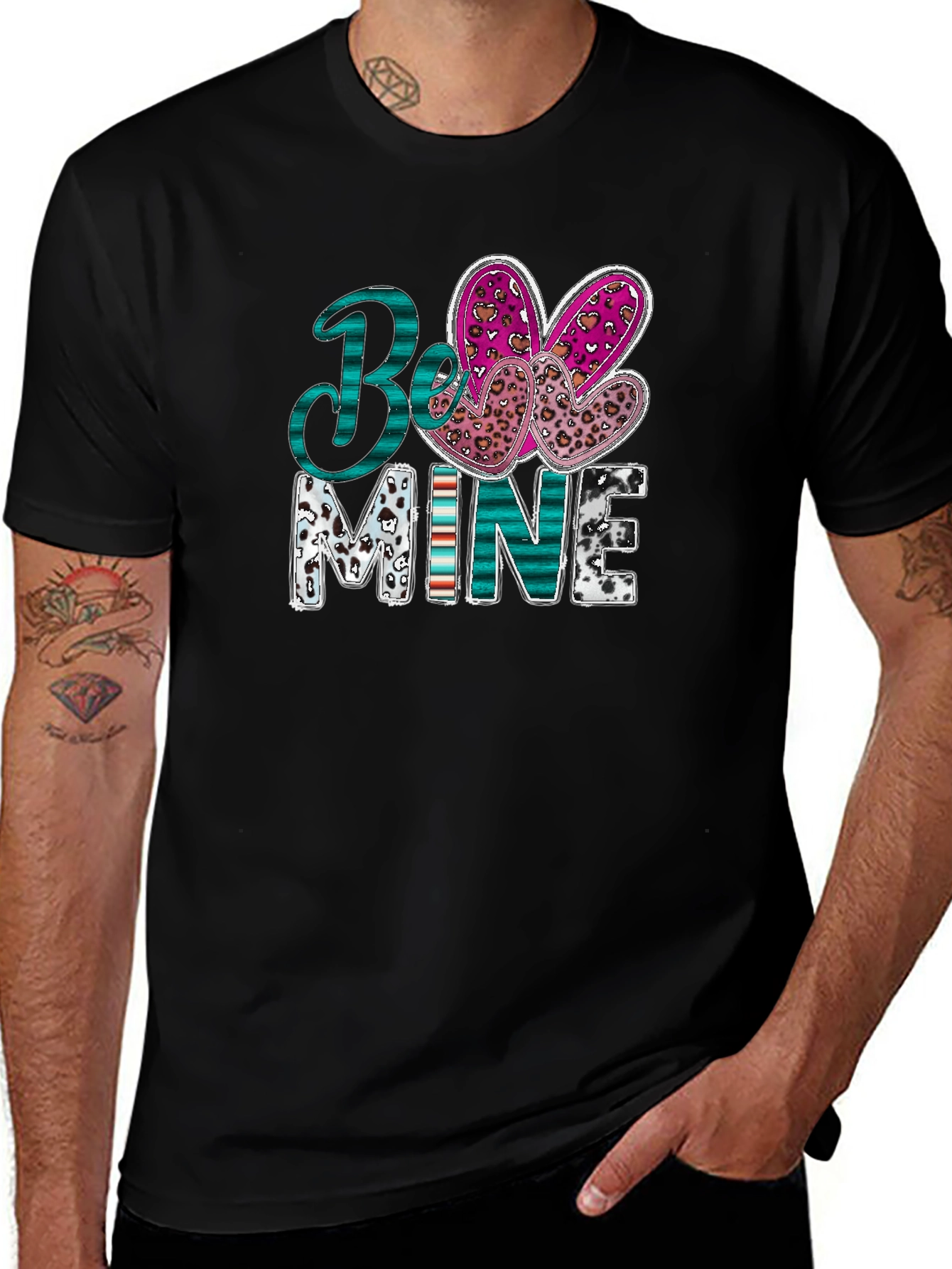 Be Mine Valentines Day Graphic Tee