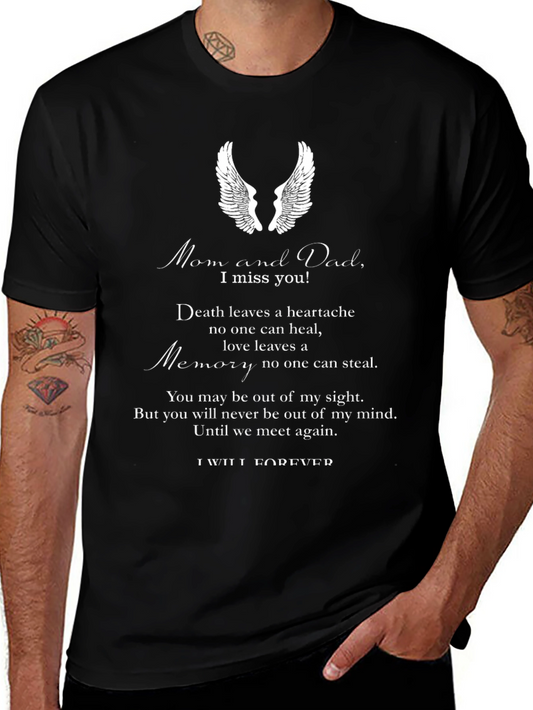 In Loving Memory T-Shirt - Mom and Dad Memorial Tee