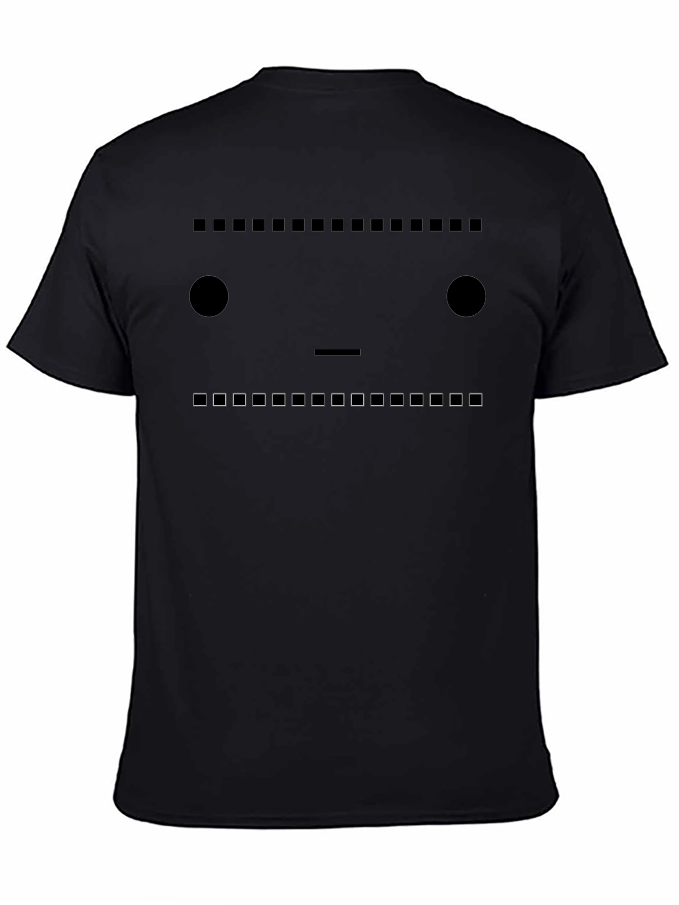 Pixel Face Graphic Tee - Unique Design