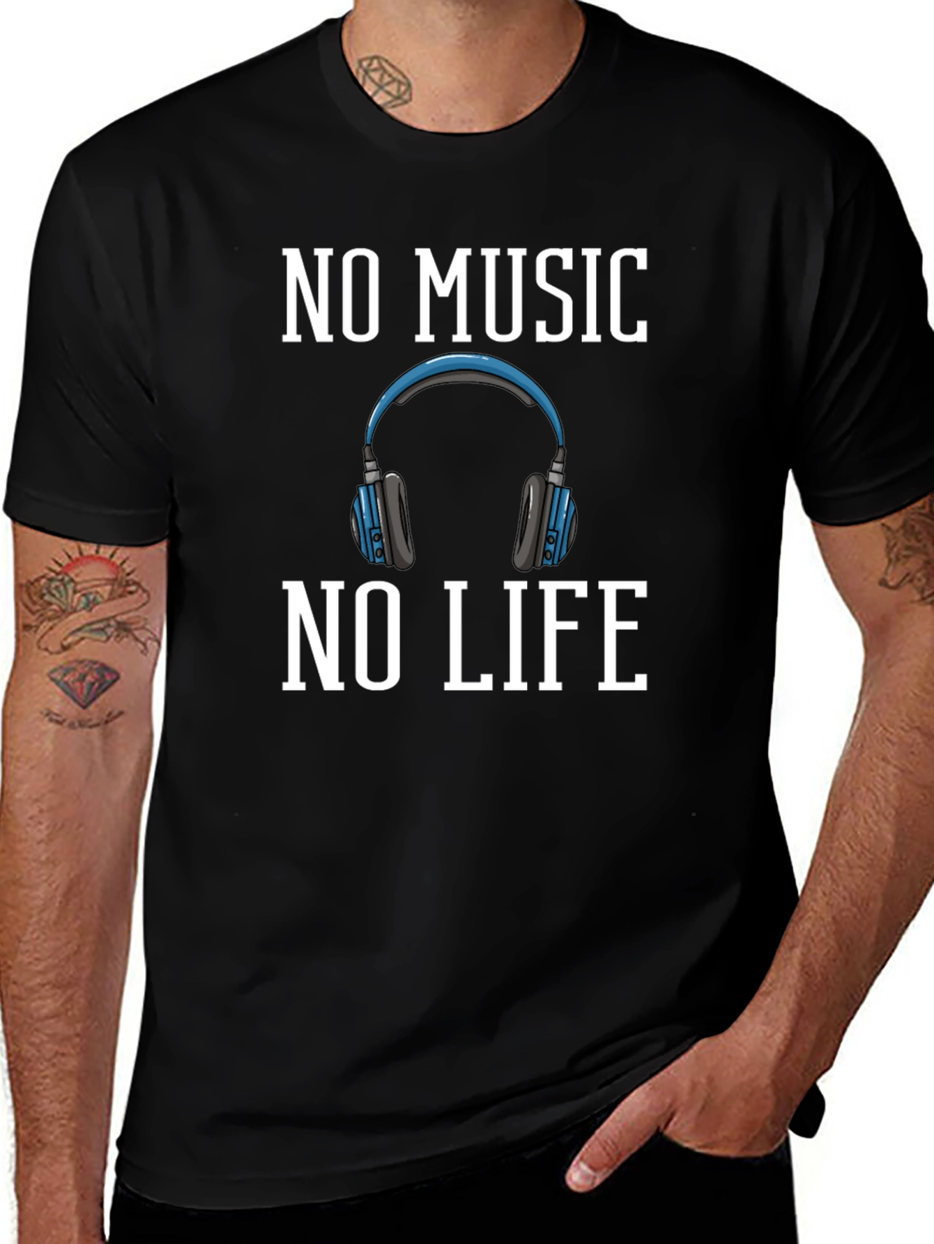 No Music No Life Graphic Tee