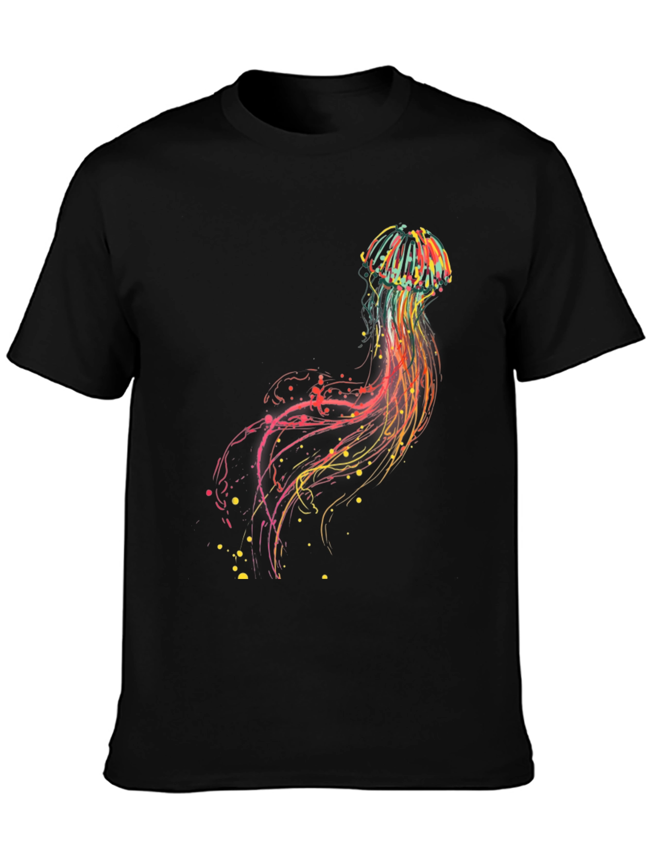 Jellyfish Graphic Tee - Vibrant Abstract Design