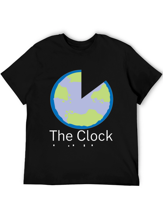 The Clock T-Shirt - Unique Earth Slice Design
