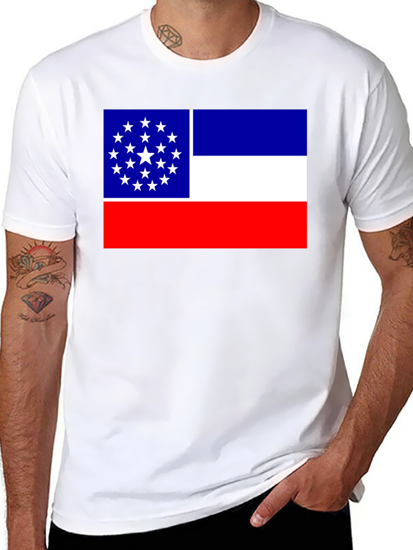 Mississippi Flag Graphic T-Shirt