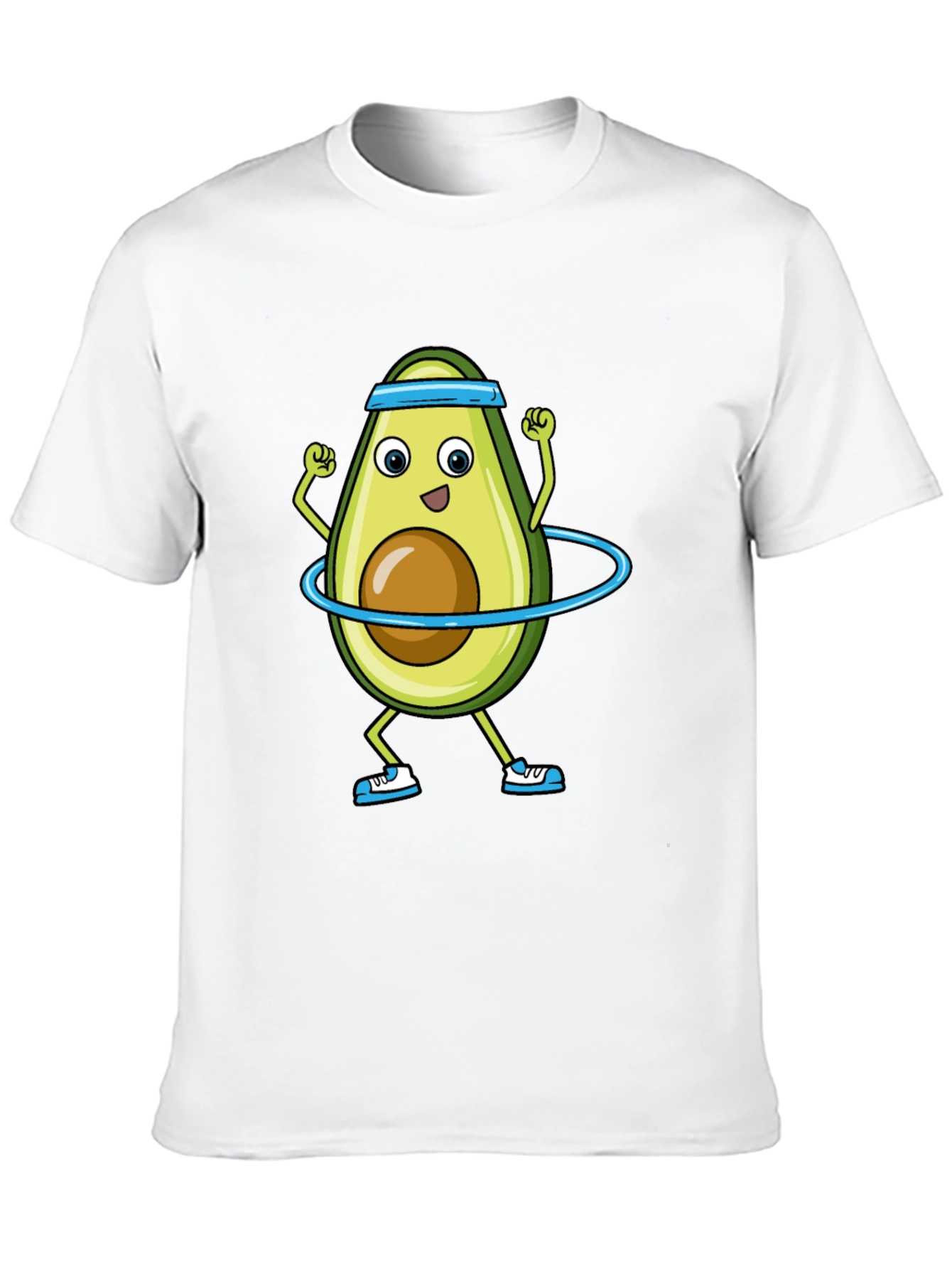 Funny Avocado Hula Hoop T-Shirt