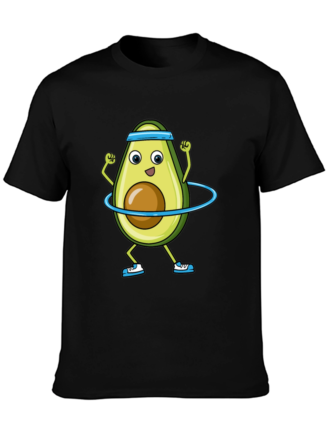 Funny Avocado Hula Hoop T-Shirt