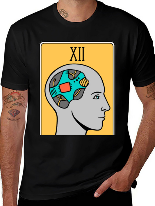Robotic Mind Tarot Card Graphic T-Shirt