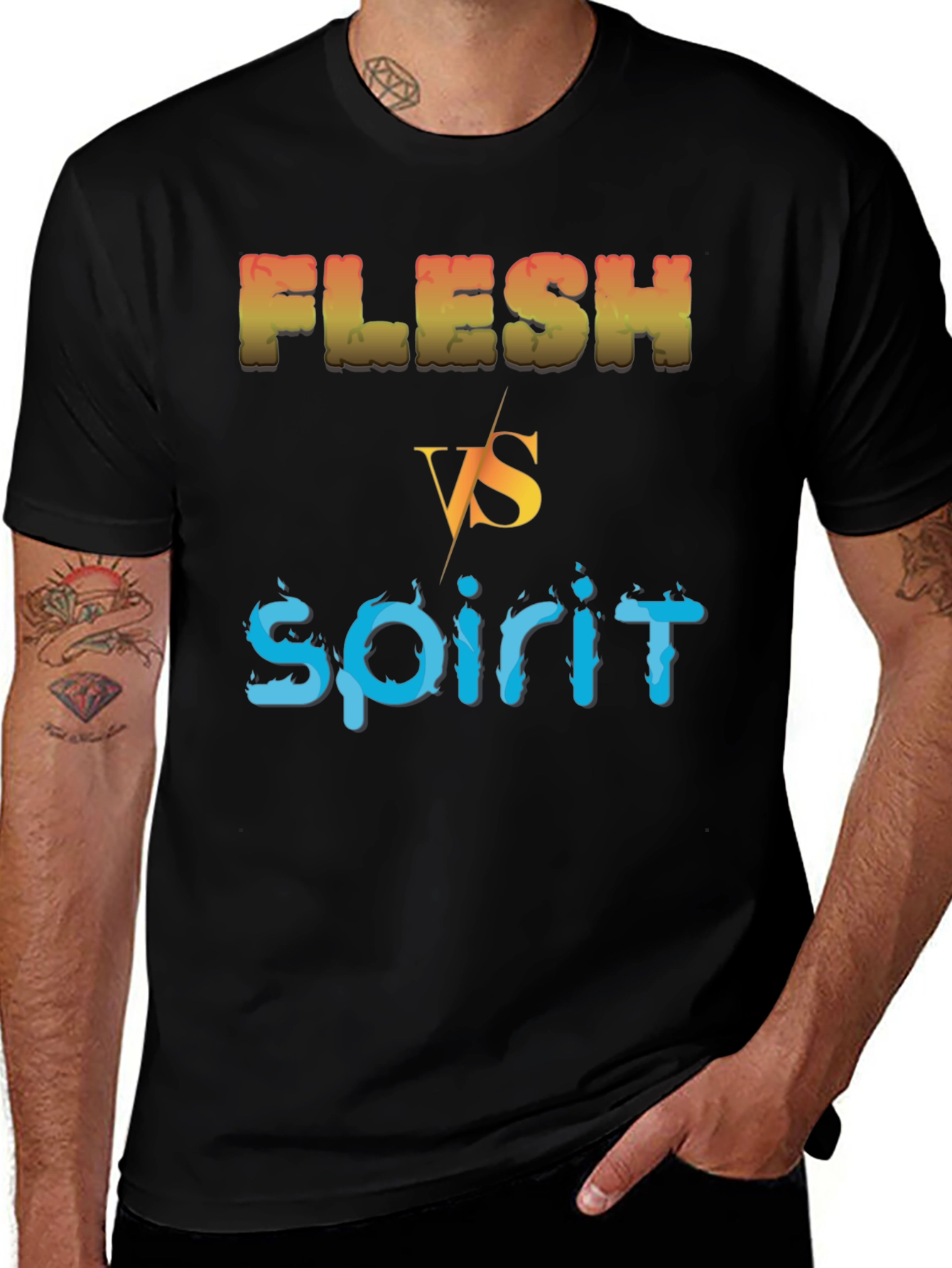 Flesh vs Spirit Graphic Tee