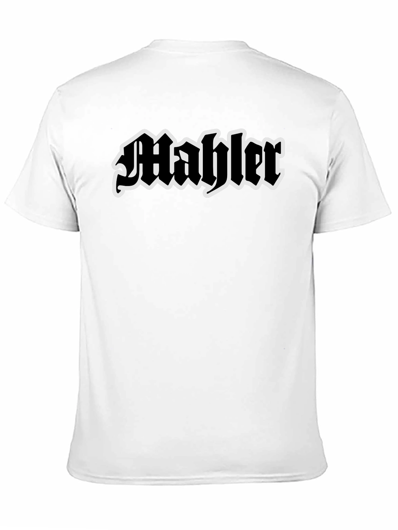 Mahler Graphic Tee - Bold Black Cotton T-Shirt