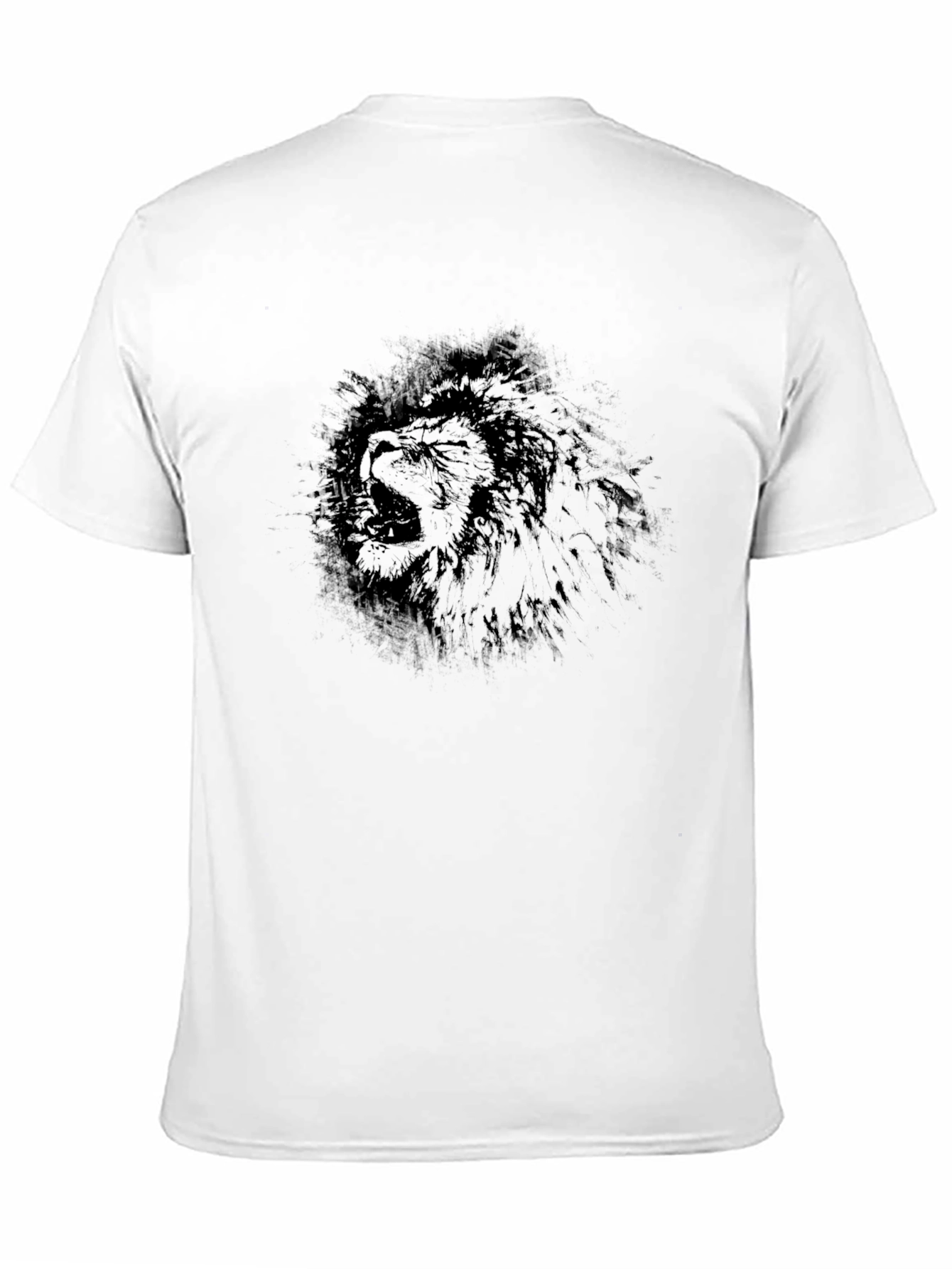 Lion Graphic Black T-Shirt