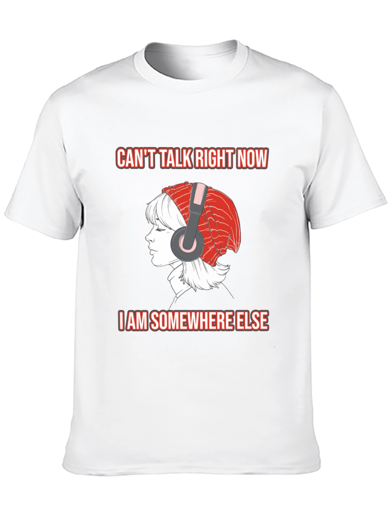 Cant Talk Right Now Black T-Shirt