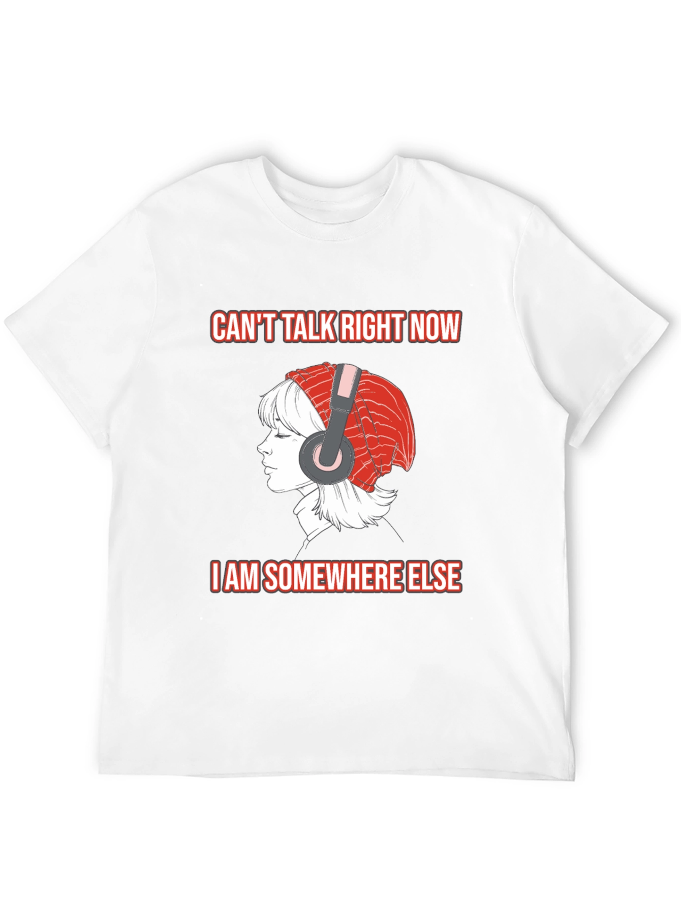 Cant Talk Right Now Black T-Shirt