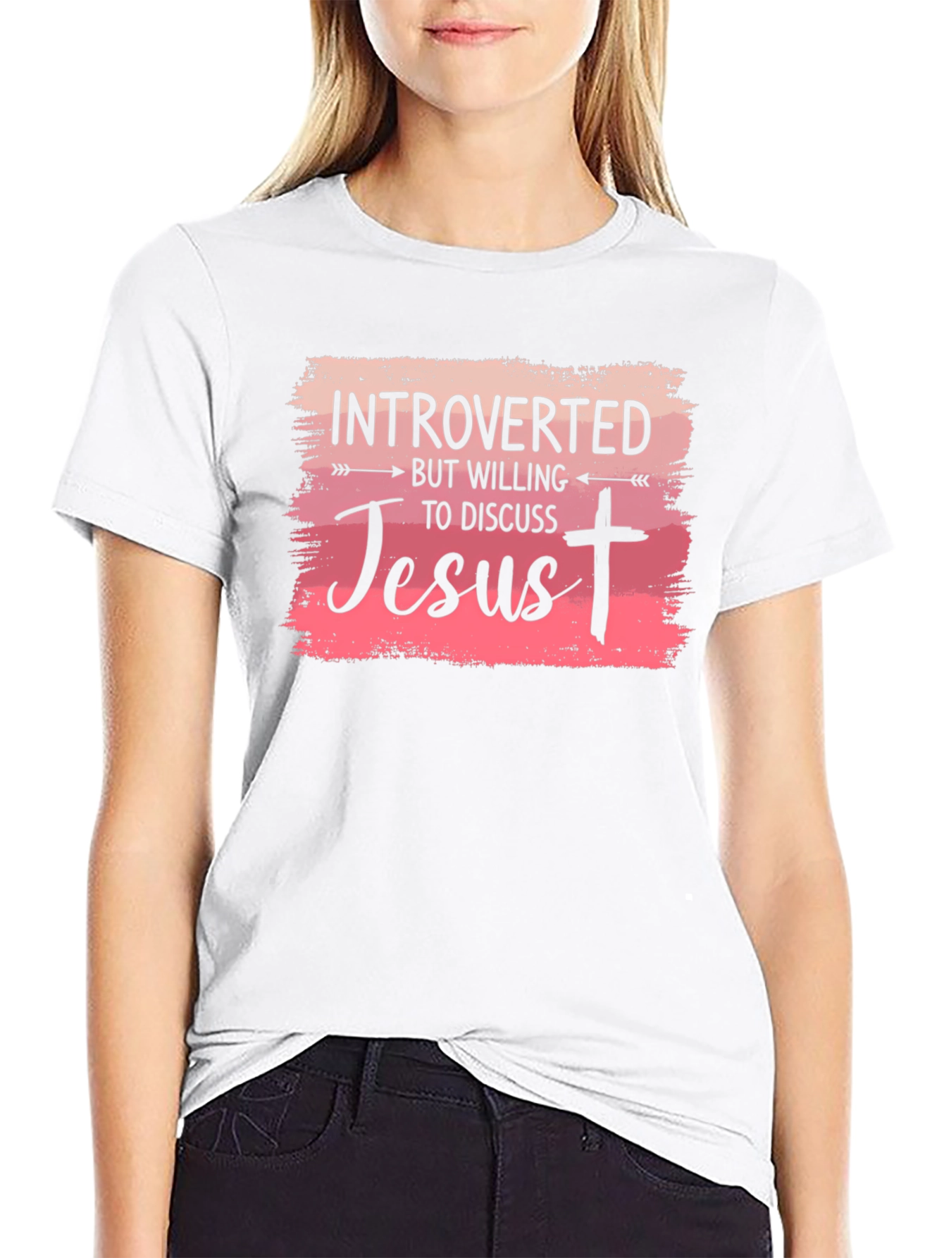 Introverted But Willing To Discuss Jesus T-Shirt