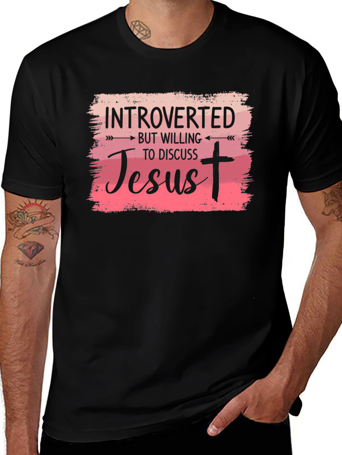 Introverted But Willing To Discuss Jesus T-Shirt