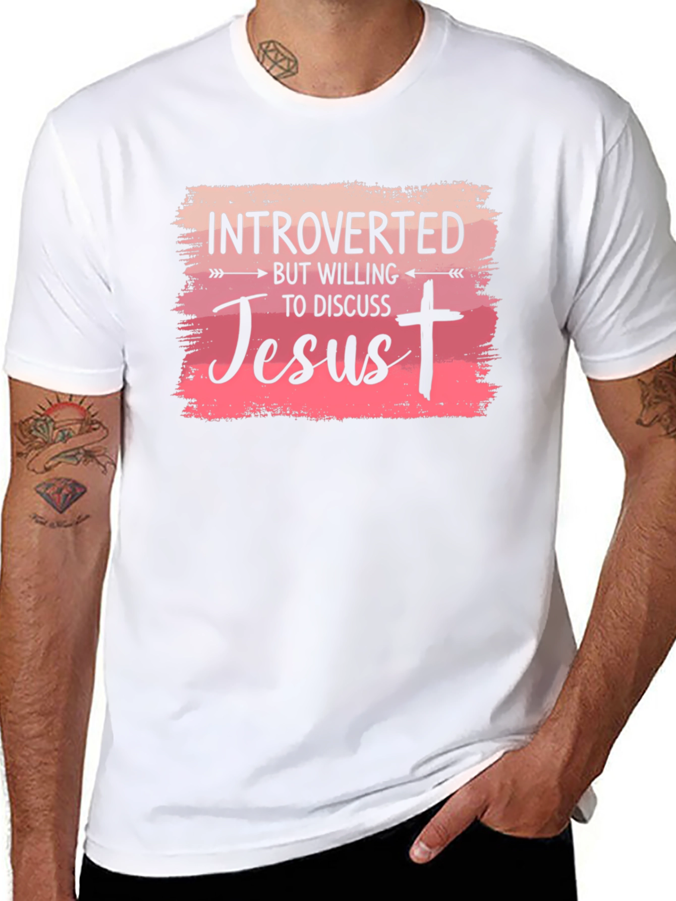 Introverted But Willing To Discuss Jesus T-Shirt