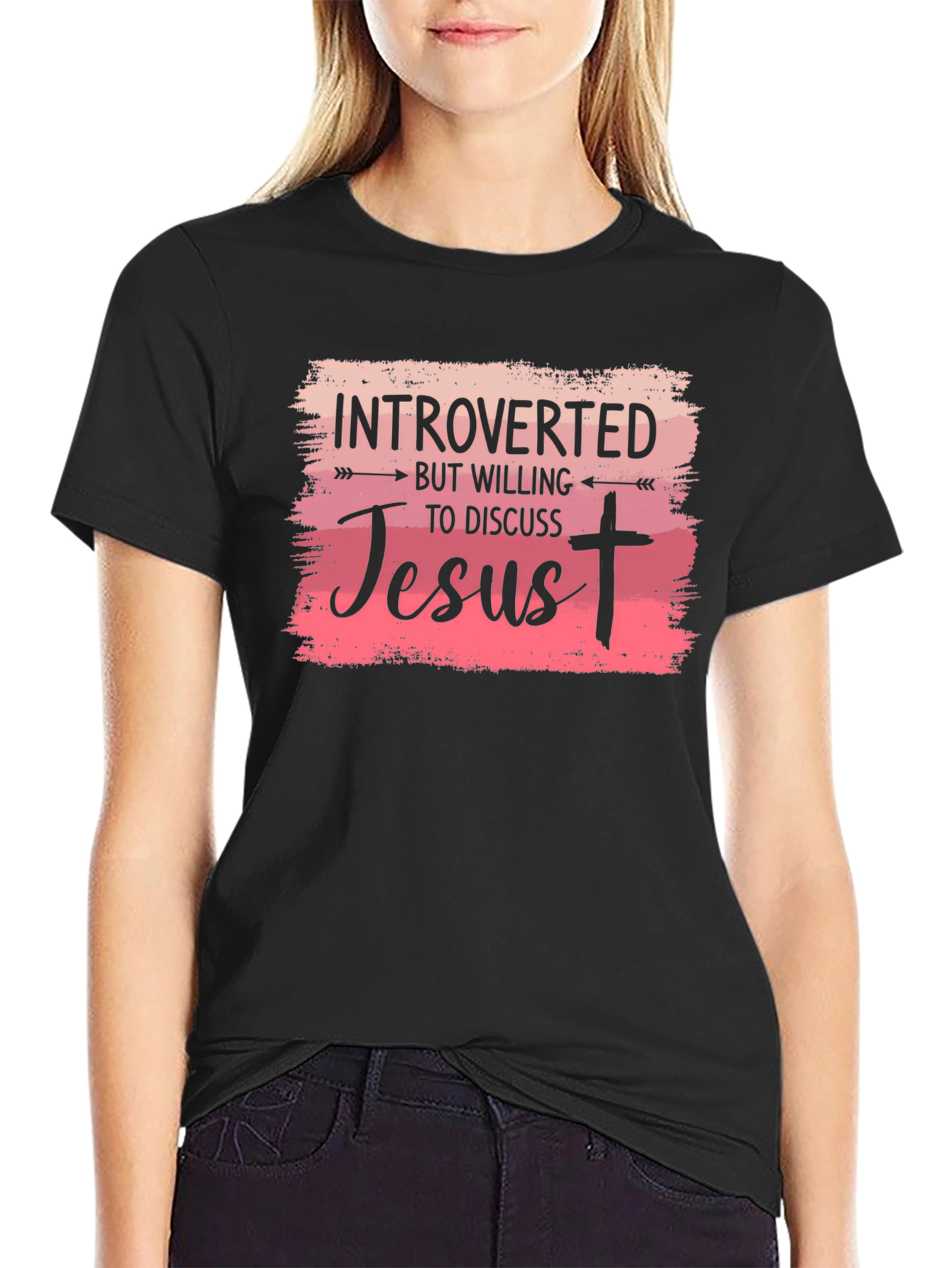 Introverted But Willing To Discuss Jesus T-Shirt