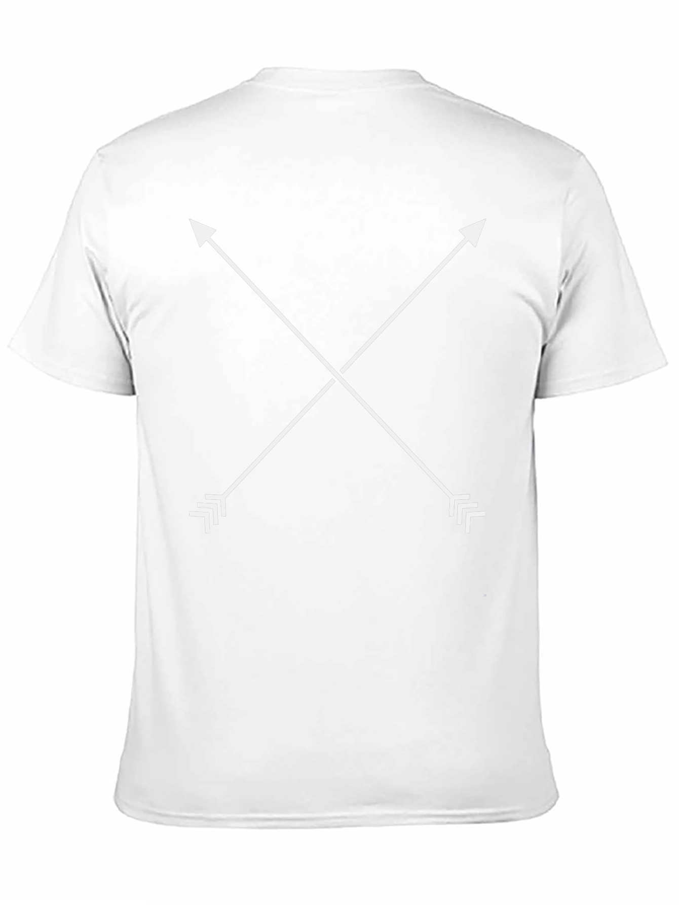 Crossed Arrows Graphic Tee - Mens Black T-Shirt