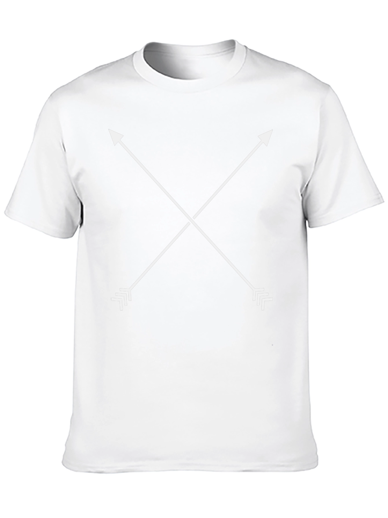 Crossed Arrows Graphic Tee - Mens Black T-Shirt