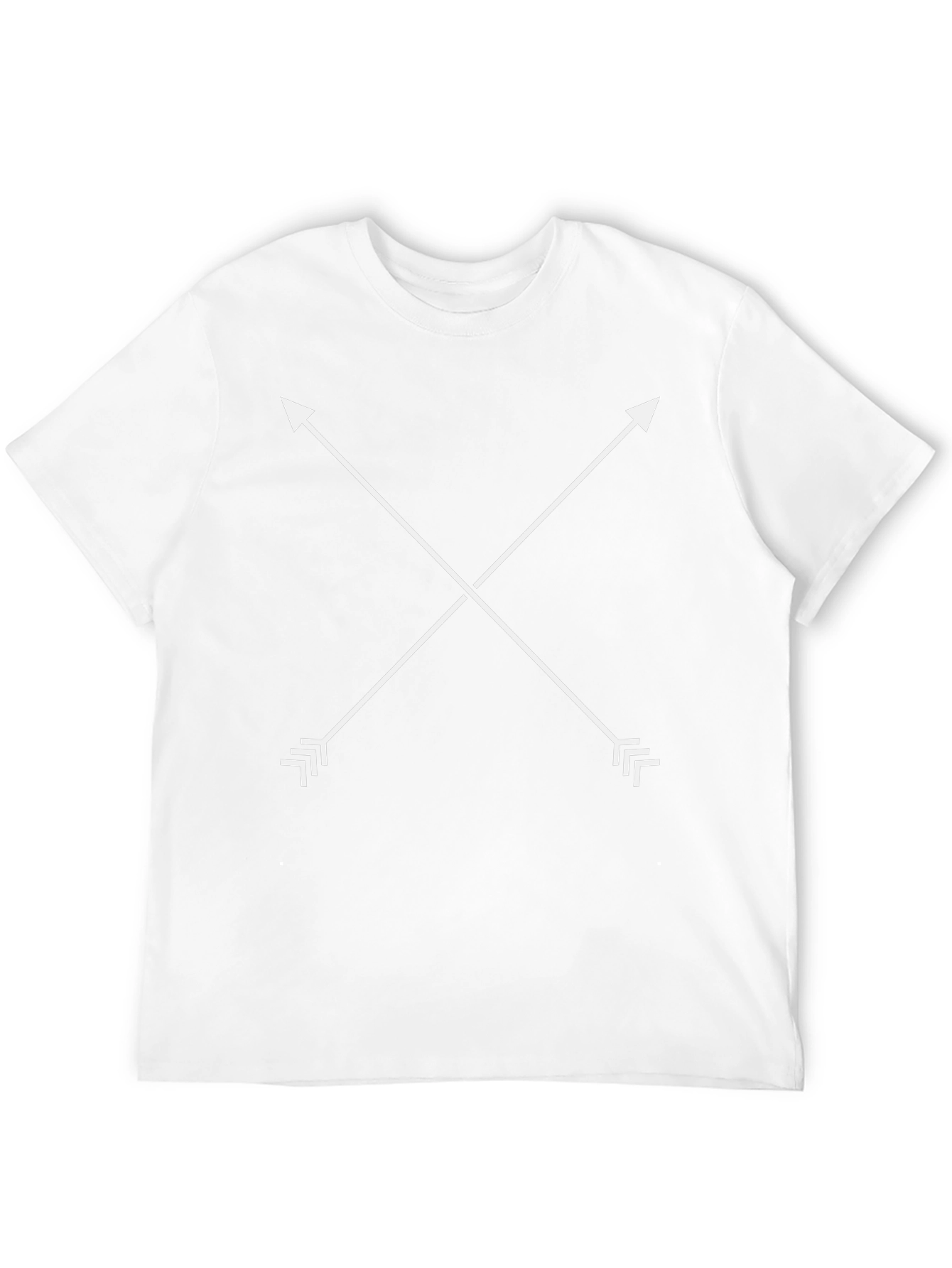 Crossed Arrows Graphic Tee - Mens Black T-Shirt