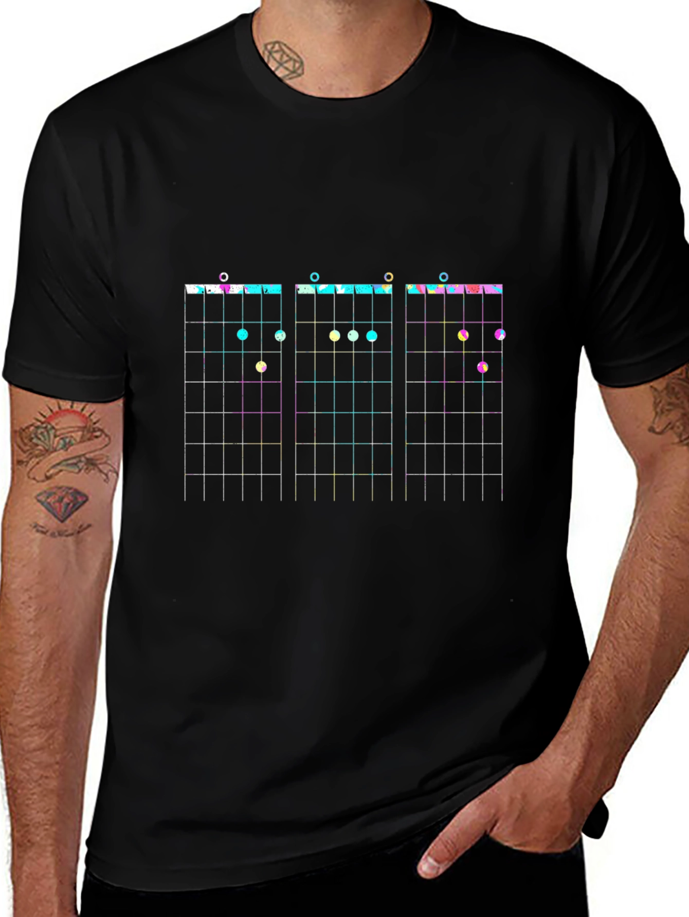 Guitar Chord T-Shirt - Music Lover Tee