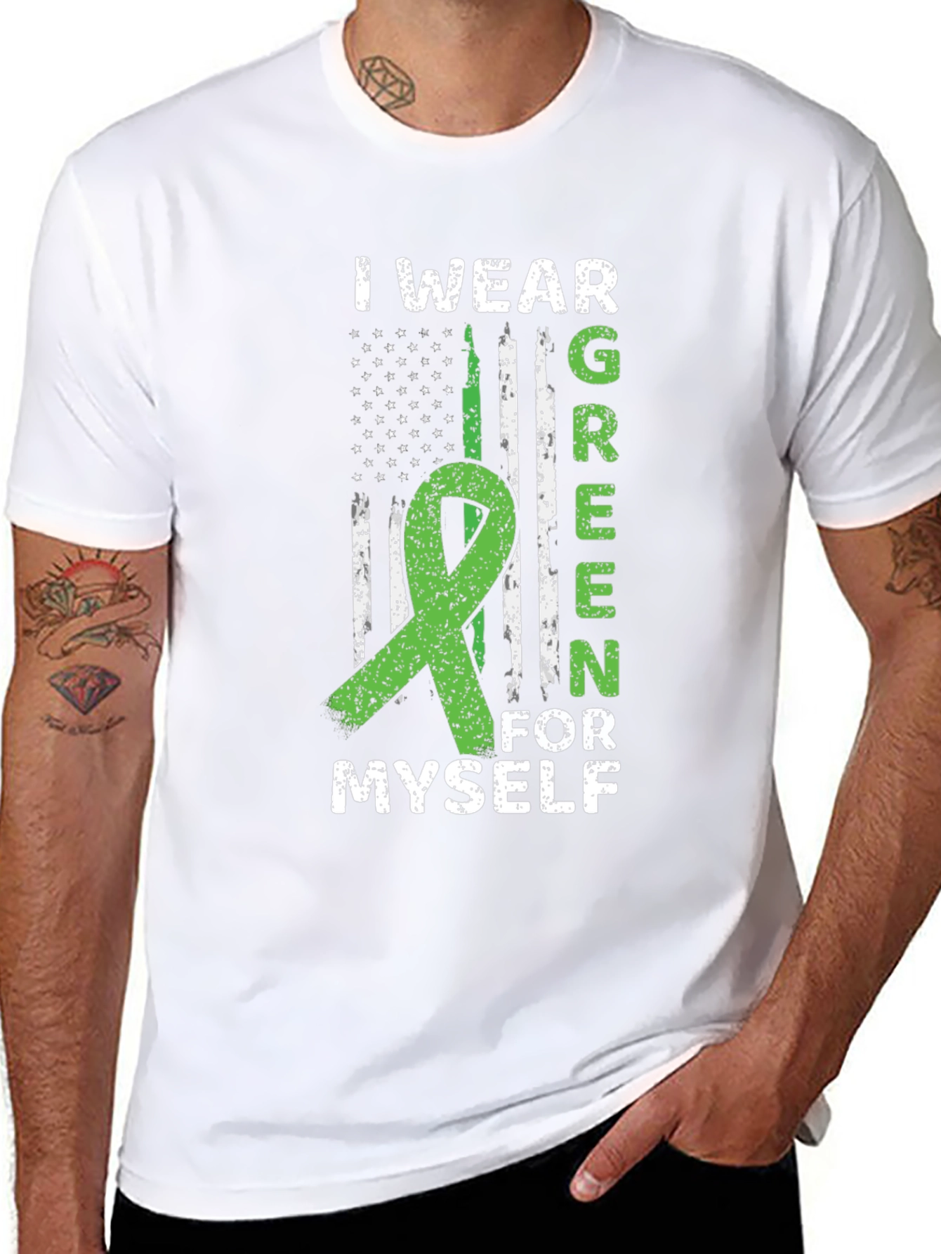 I Wear Green For Myself Awareness T-Shirt