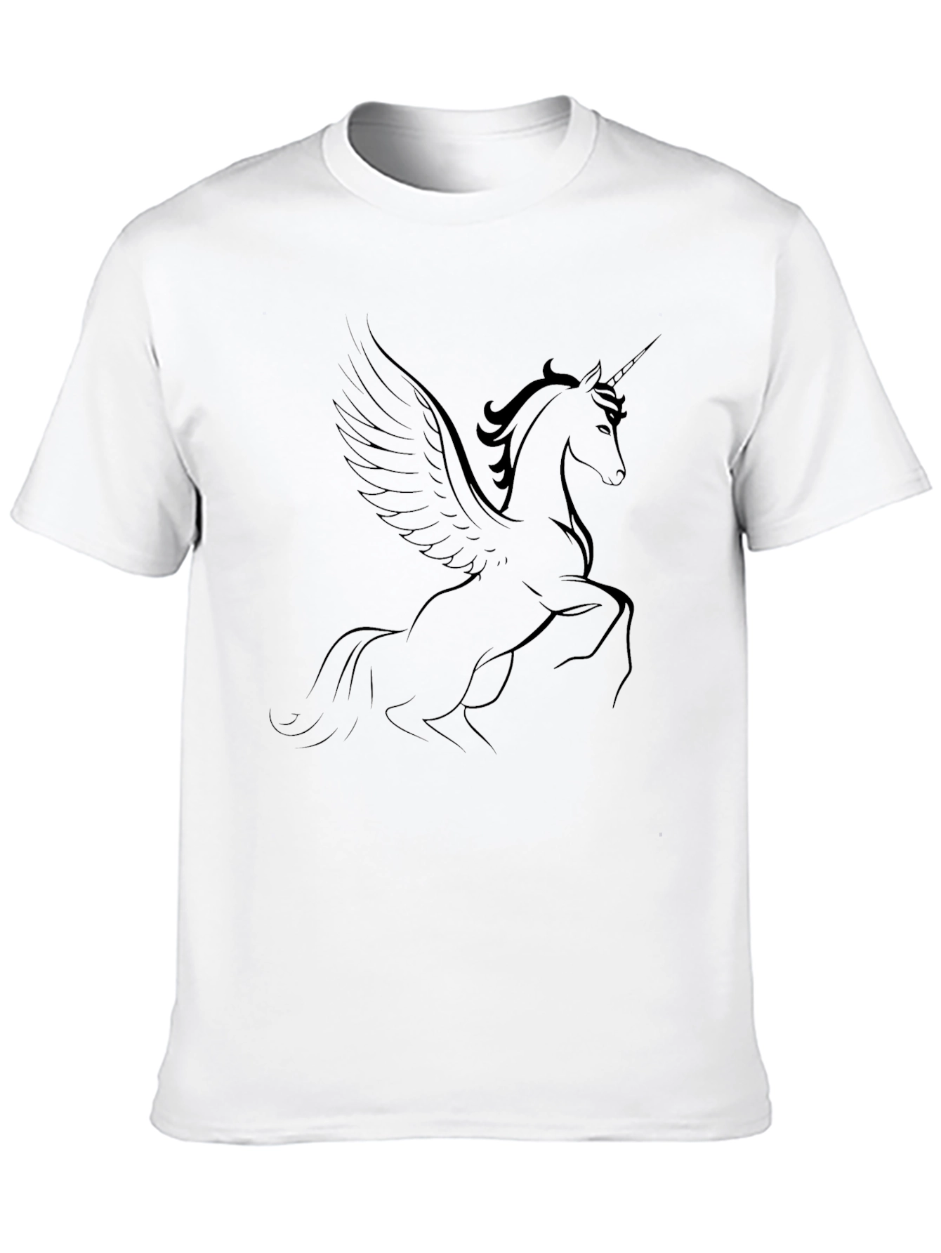 Unicorn Graphic Black T-Shirt