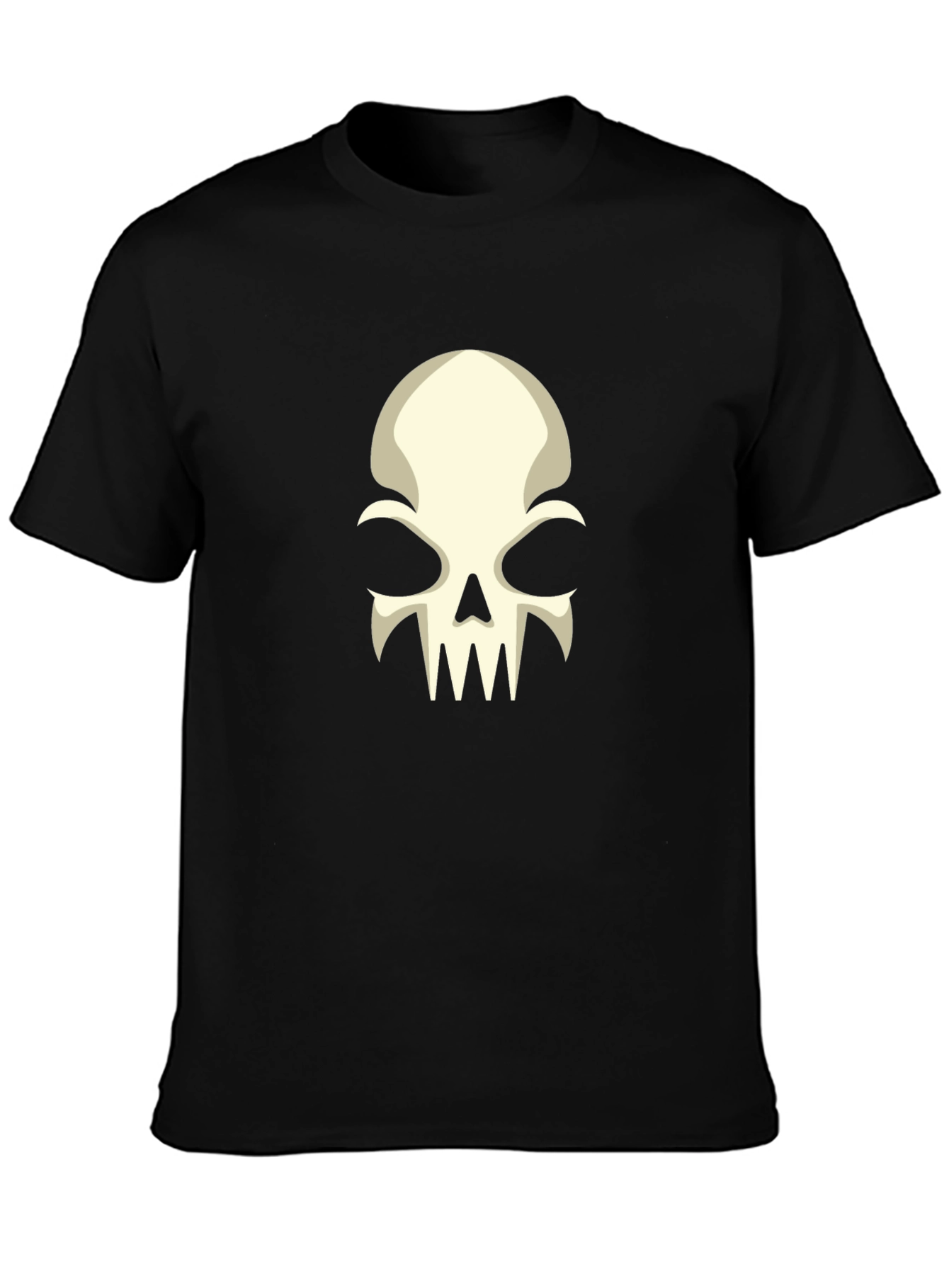 Skull Graphic T-Shirt - Mens Black Tee