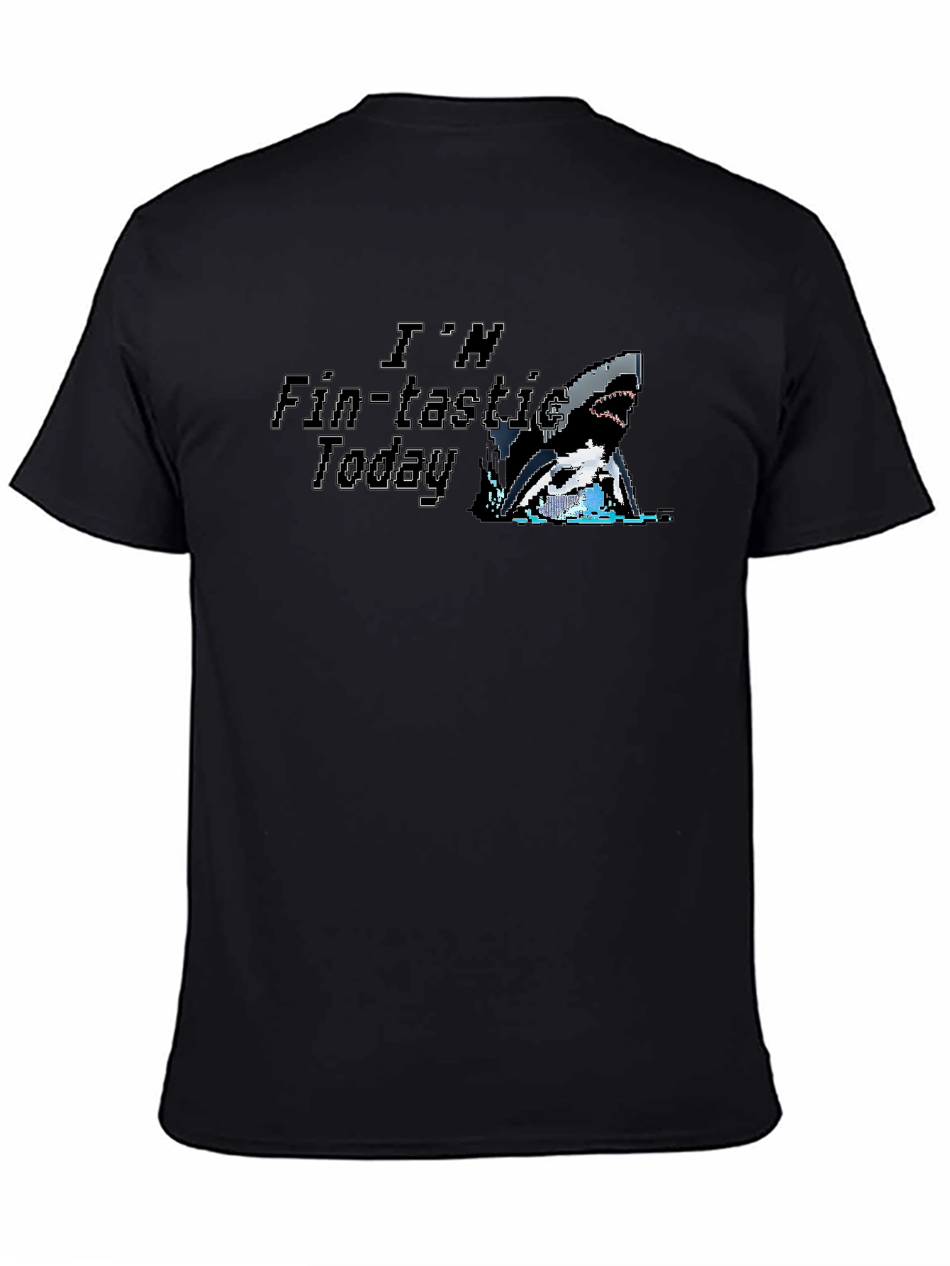 Fin-tastic Today Shark Graphic T-Shirt
