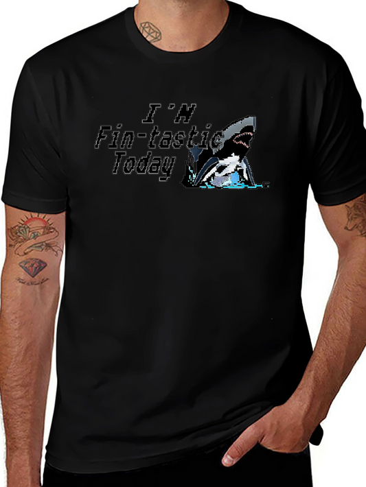 Fin-tastic Today Shark Graphic T-Shirt