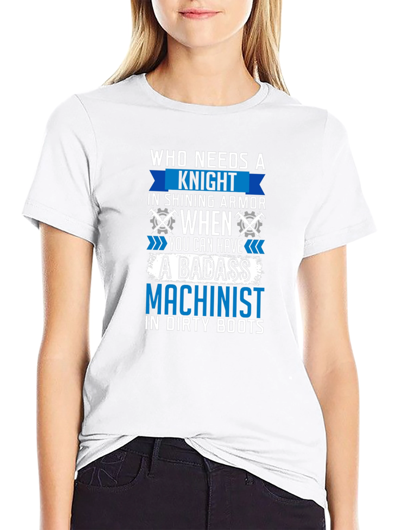 Badass Machinist T-Shirt - Funny Gift for Machinists