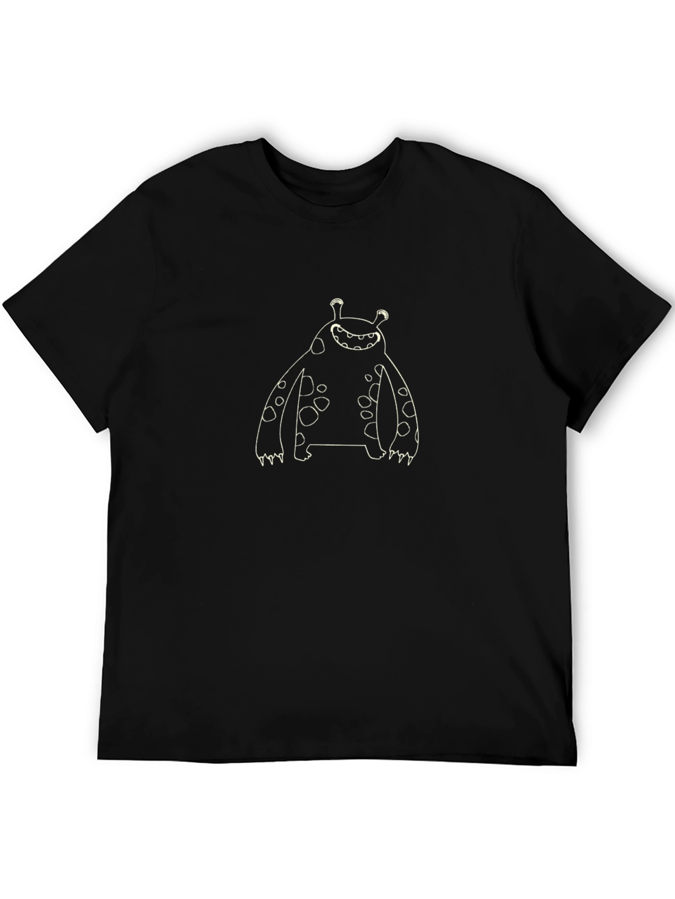 Monster Graphic Black T-Shirt