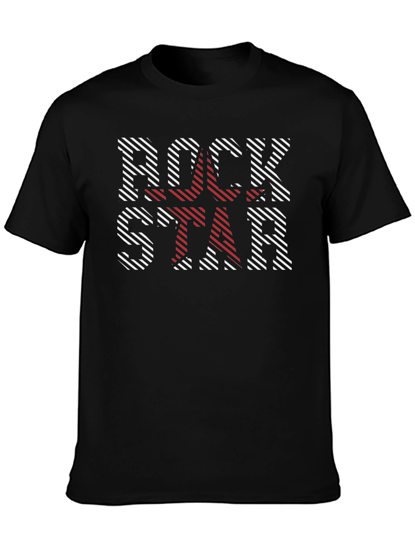 Rockstar Graphic Print Black T-Shirt
