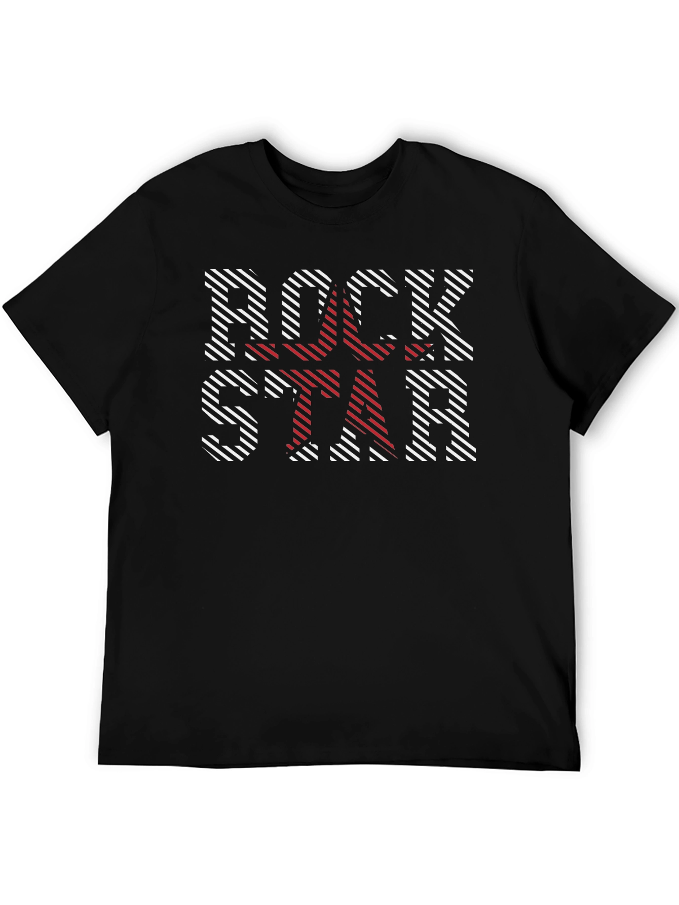 Rockstar Graphic Print Black T-Shirt
